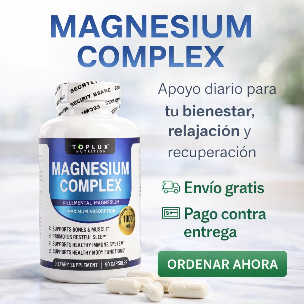 Magnesium Complex Toplux 90 Cápsulas