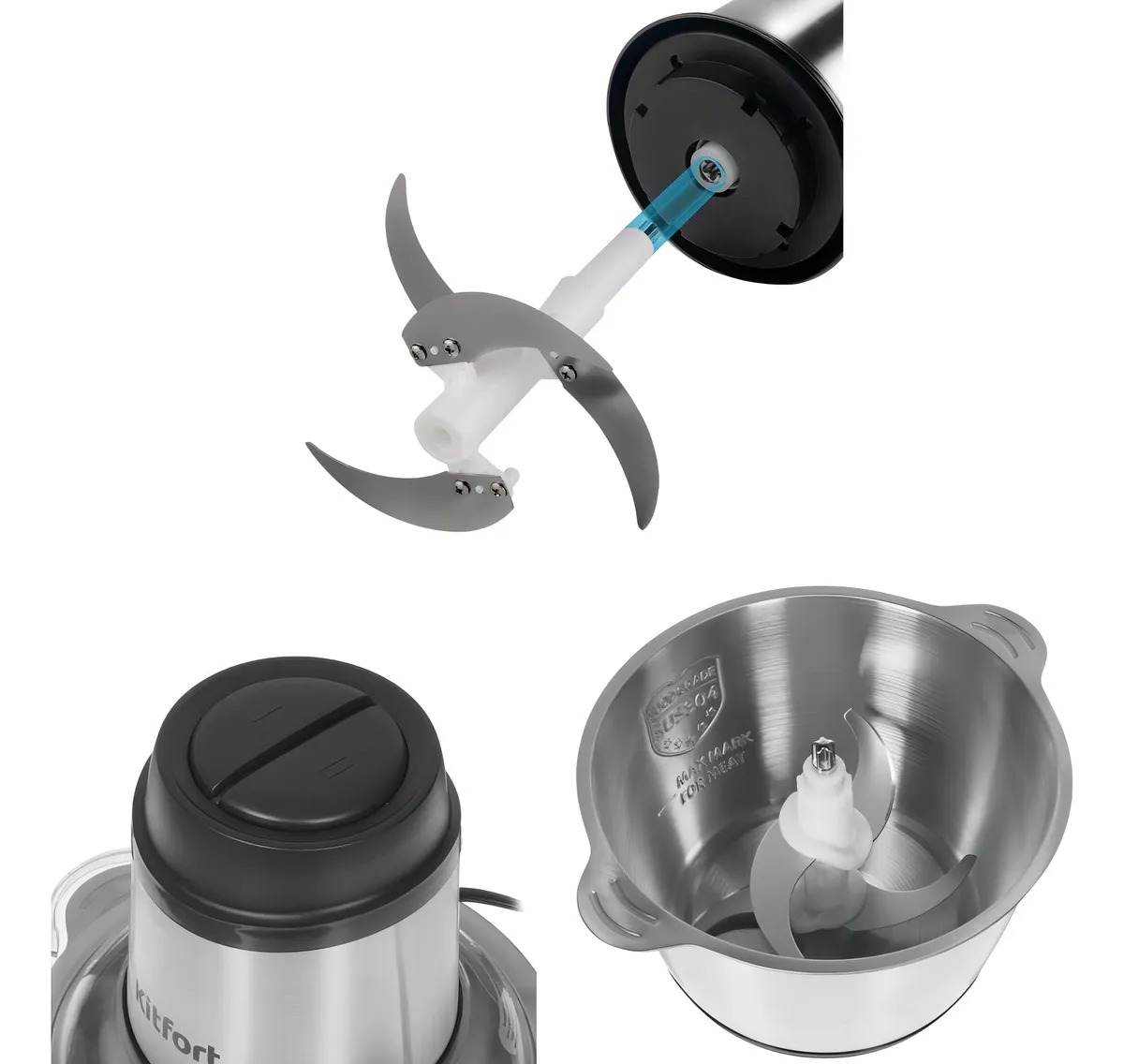 Picador Master 3L: Tritura Carne y Verduras en 5 Segundos (Edición Acero) 