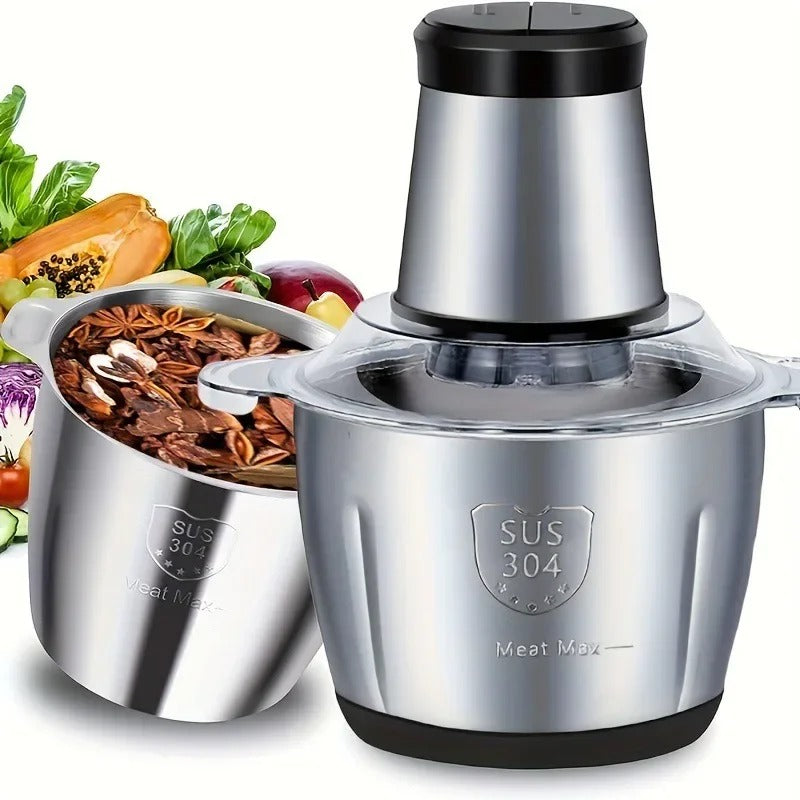 Picador Master 3L: Tritura Carne y Verduras en 5 Segundos (Edición Acero) 